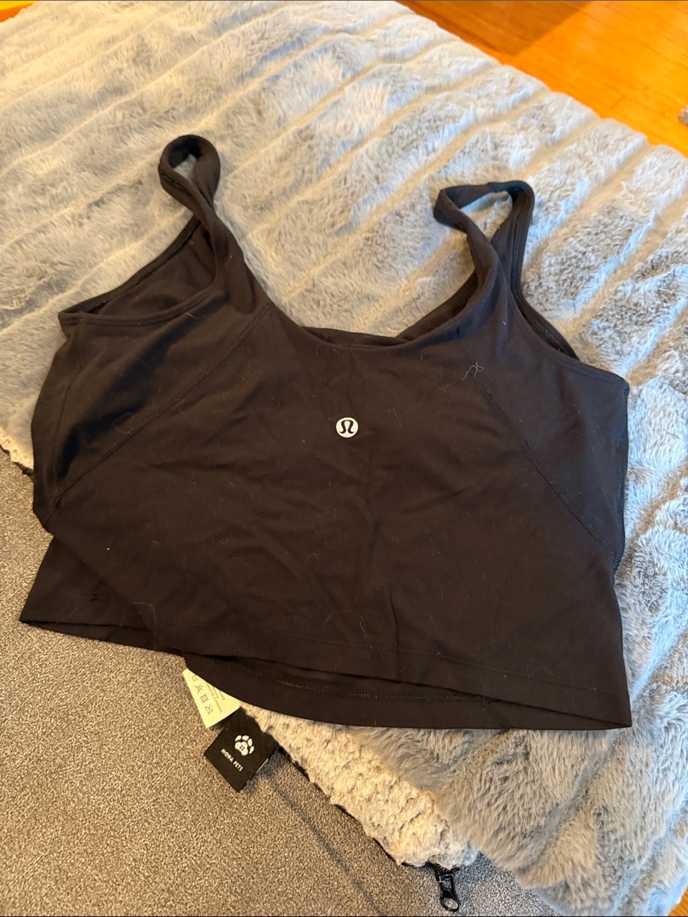 lululemon athletica Black Tank Top Cropped